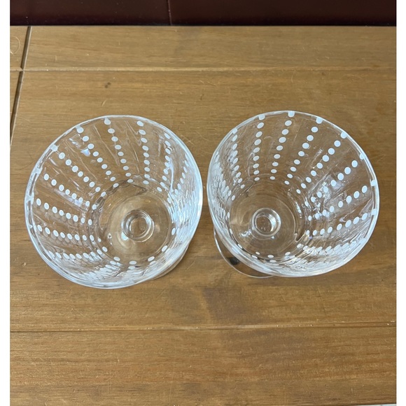Zafferano Perle glass water goblets in perfect condition. Come as set of two. - Picture 2 of 3
